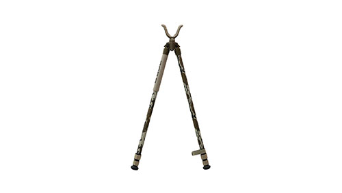 El bipode DeadShot Camo de BOG en Mossy Oak Bottomland te ofrece estabilidad y precisión en tus disparos, perfecto para caza y tiro al blanco.